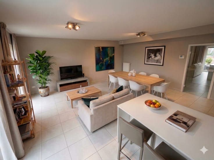 Superbe appartement 2 chambres, terrasse, parking